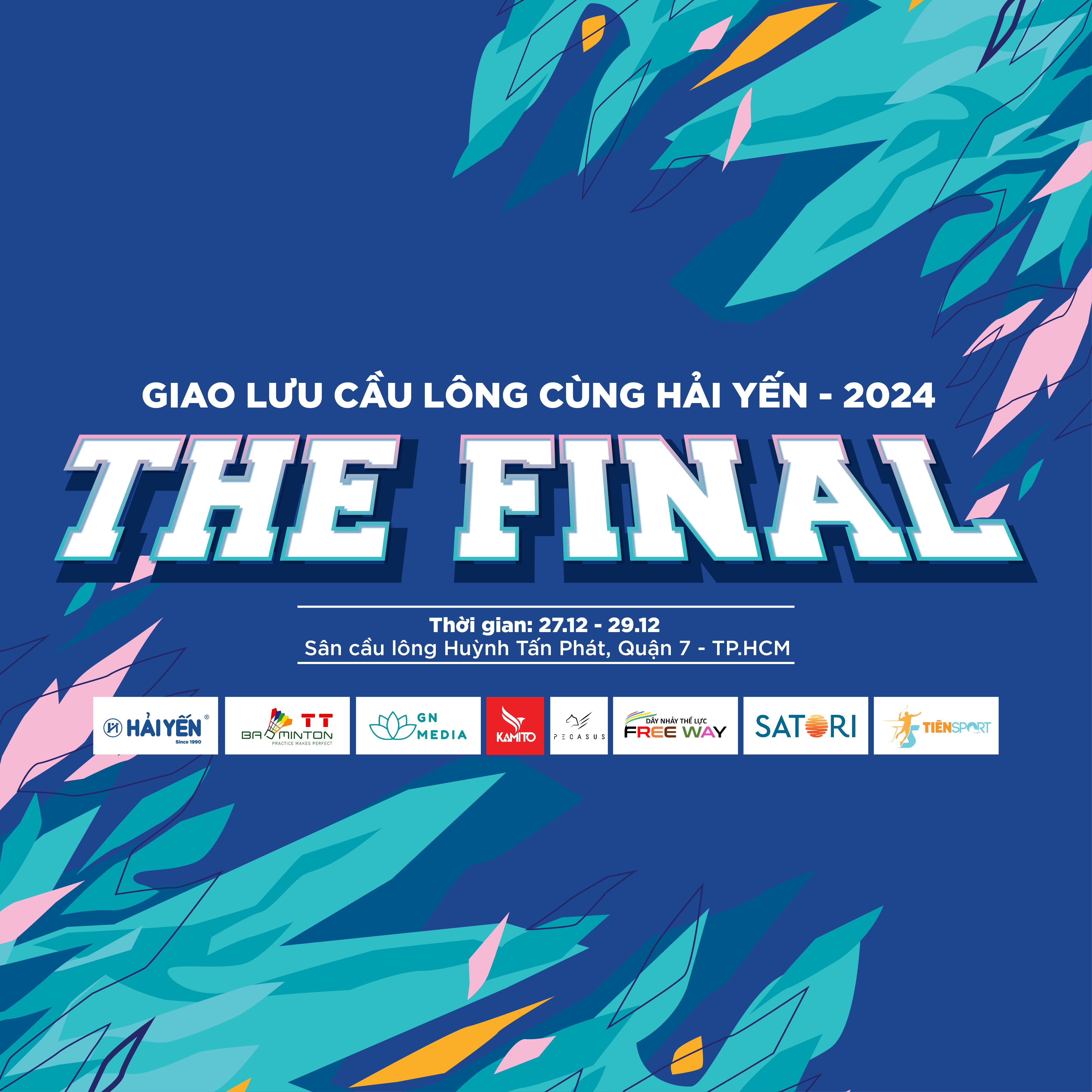Giải đấu cầu lông GIẢI GIAO LƯU CẦU LÔNG CÙNG HẢI YẾN  FINAL NĂM 2024
