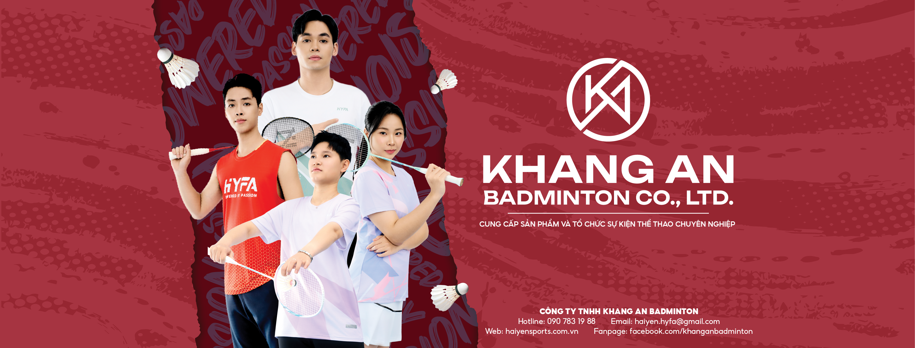 Khang An Badminton Banner